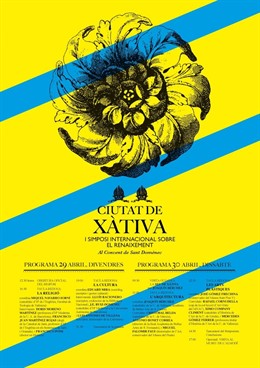 Poster Del Encuentro Programado En Xàtiva