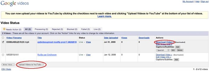 Pantalla De Google Vídeos Por Youtube Blog 
