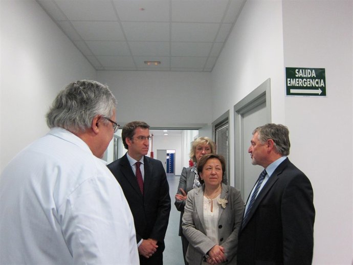 Alberto Núñez Feijóo Visita La Fundación Galega De Xenómica