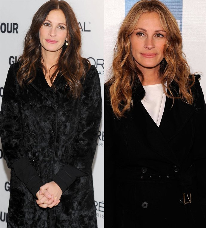 Montaje Cambios De Imagen De Julia Roberts