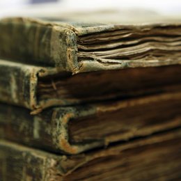 Libros antiguos esperan ser escaneados en la Biblioteca Británica