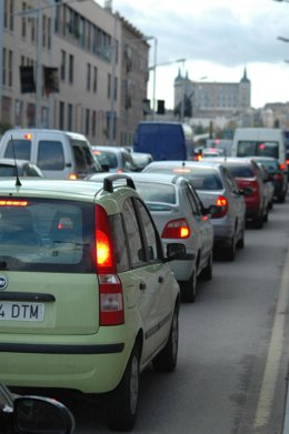Retenciones de tráfico en Toledo