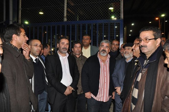 Miembros Del Comité En La Frontera Con Melilla.