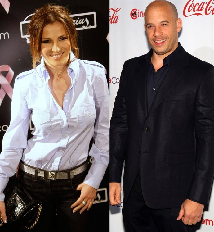 Montaje Vin Diesel Y Elsa Pataky