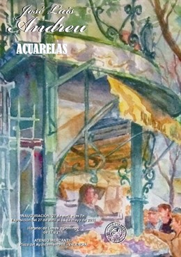 Cartel De La Exposición De Andreu En El Ateneo De Valencia