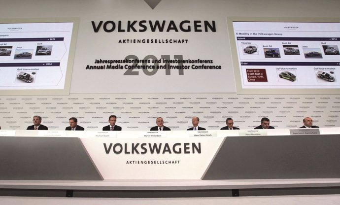 Conferencia De Prensa Anual De Volkswagen