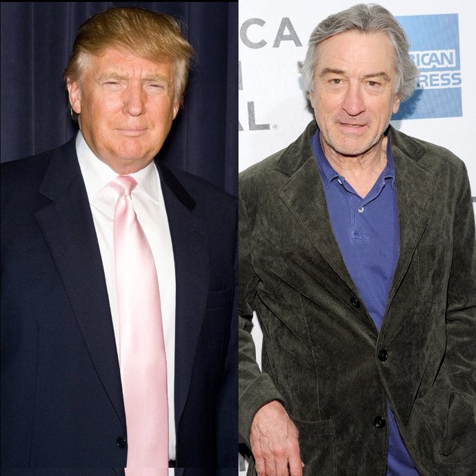 Montaje De Donald Trump Y Robert De Niro