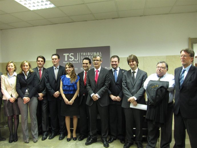 El Presidente Del TSJ En Murcia, Juan Martínez Moya, Acompañado Nuevos Jueces