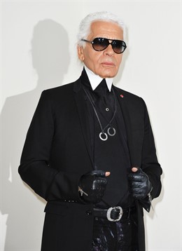 El diseñador alemán Karl Lagerfeld