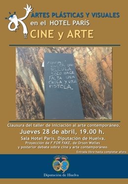 Cartel Del Curso Iniciación Al Arte Comtemporáneo. 