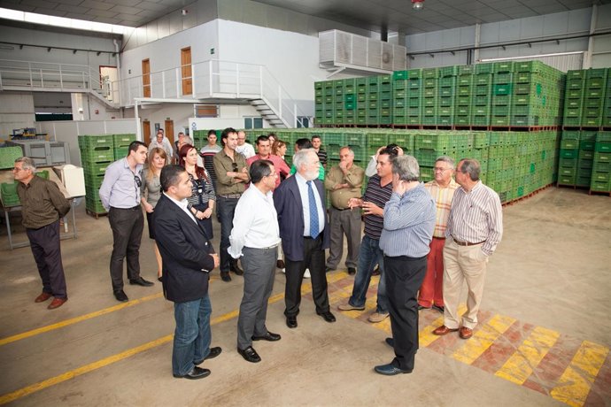 Miguel Arias Cañete Visita El Municipio De Mazarrón