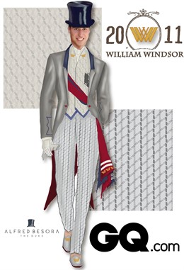 Boceto De Alfred Besora Para El Príncipe Guillermo 