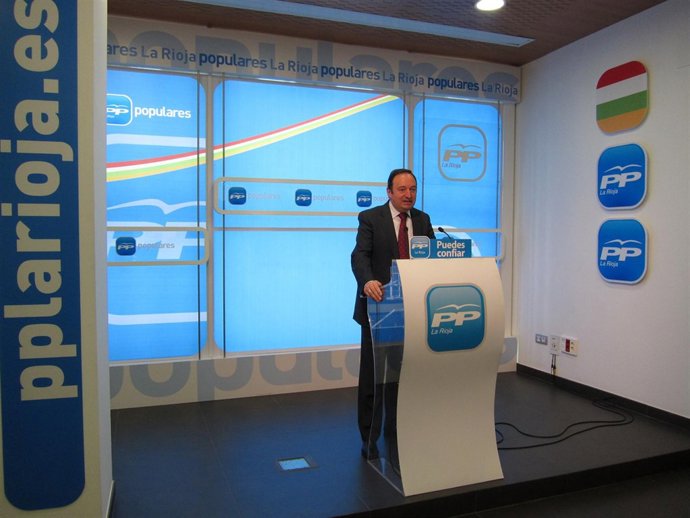 Pedro Sanz, Presidente Del PP De La Rioja