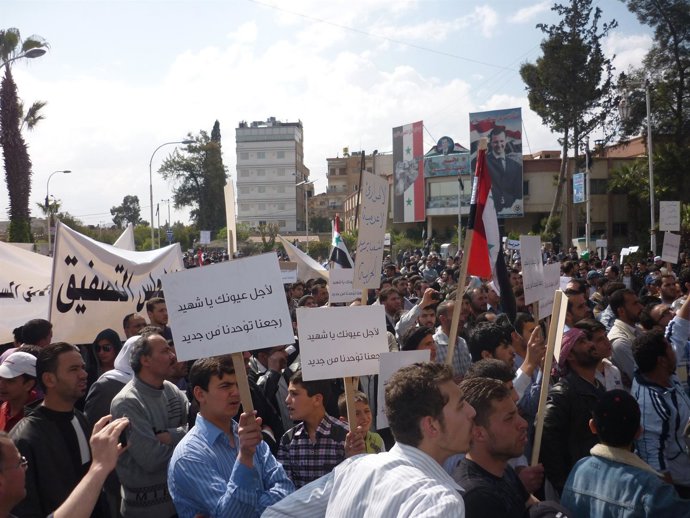 Protestas En Siria