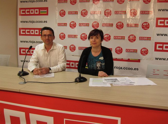 Juan Pedro López Y Cristina Antoñanzas, De CC.OO. Y UGT