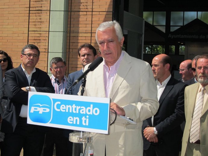 El Presidente Del PP-A, Javier Arenas, En Un Acto Hoy En Pozoblanco (Córdoba)