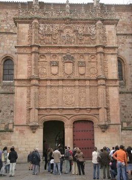 Fachada de la Universidad de Salamanca.