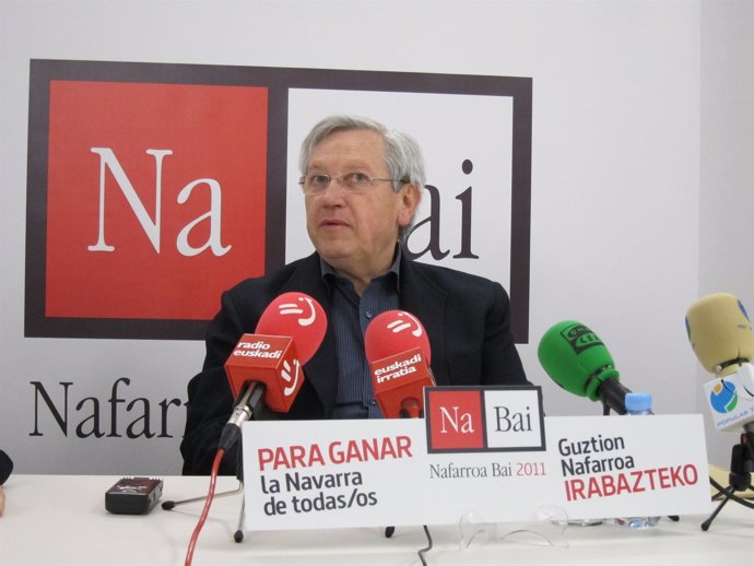 Candidato De Nabai 2011 A La Presidencia Navarra, Patxi Zabaleta