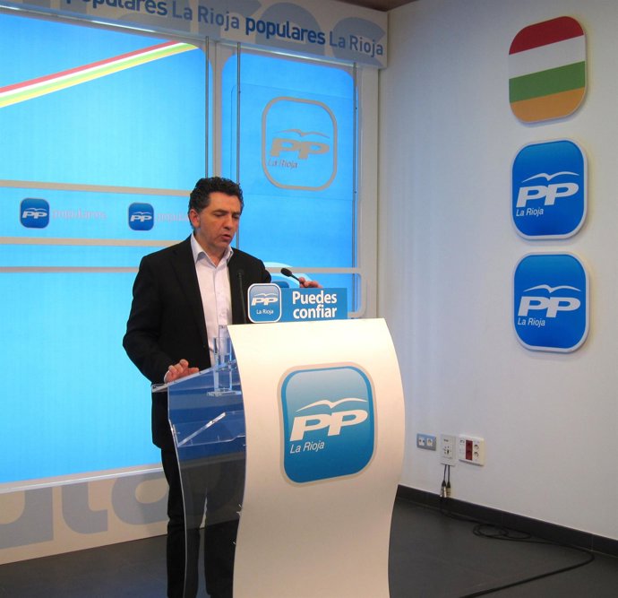 Carlos Cuevas, Secretario General Del PP De La Rioja