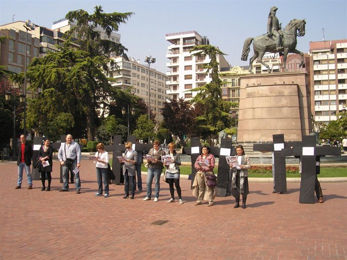 Concentración USO En El Espolón       