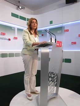 Susana Díaz, En Rueda De Prensa Este Jueves