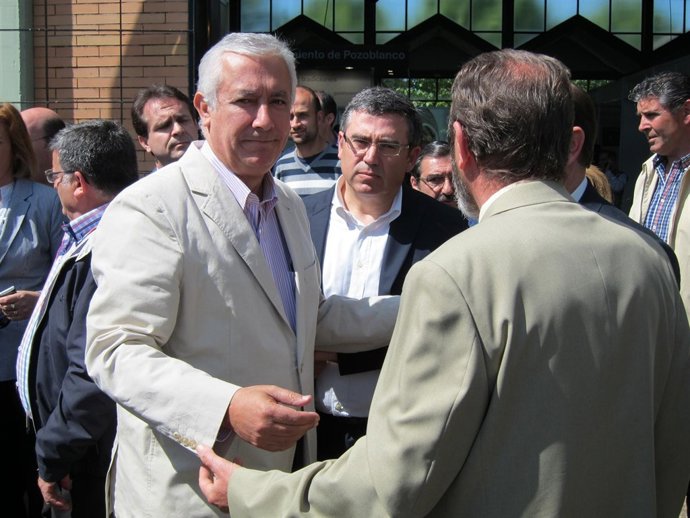 El Presidente Del PP-A, Javier Arenas, En Un Acto En Pozoblanco (Córdoba)