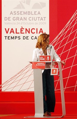 Alborch en una imagen de archivo durante un acto del PSPV
