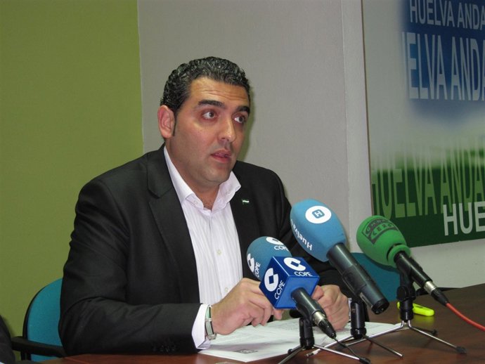 El candidato del PA a la Alcaldía de Huelva, Damián Rodríguez