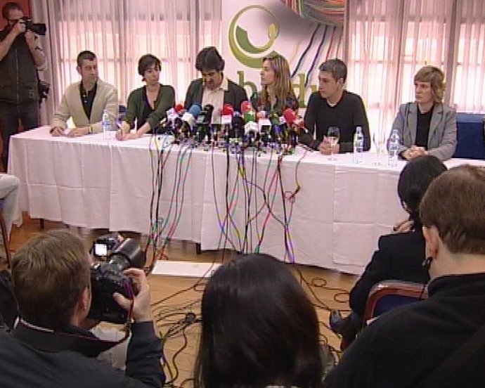 Rueda de prensa de Bildu