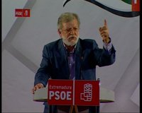 Ibarra recrimina al PP por arremeter "todo el día" contra Rubalcaba pese a que "está apunto de terminar con ETA"