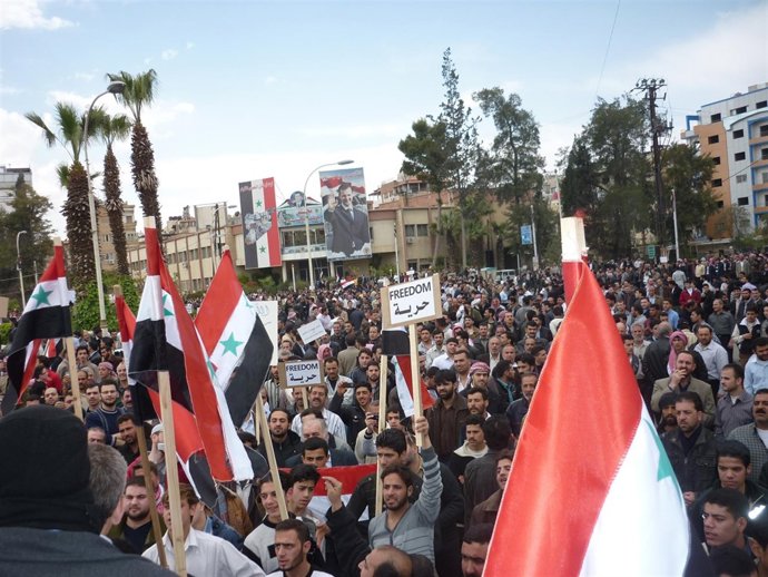 Protestas En Siria