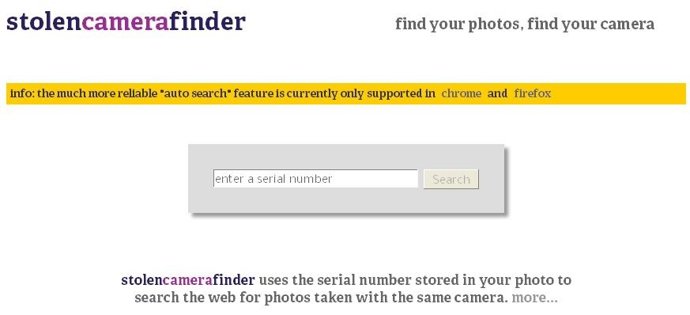 Stolen Camera Finder 