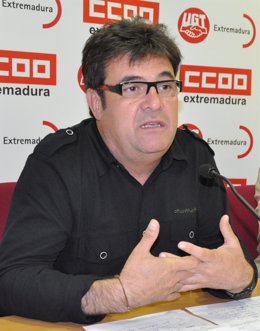 El Secretario Generao De CCOO De Extremadura, Julián Carretero