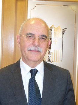 El Consejero De Economía, Alberto Larraz.