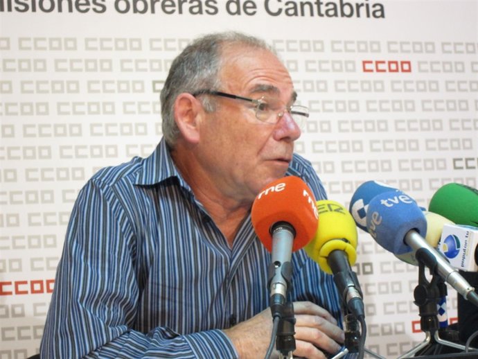 Vicente Arce, secretario general de CC.OO. de Cantabria
