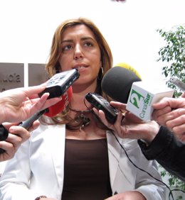 Susana Díaz, En Declaraciones A Los Medios Este Viernes