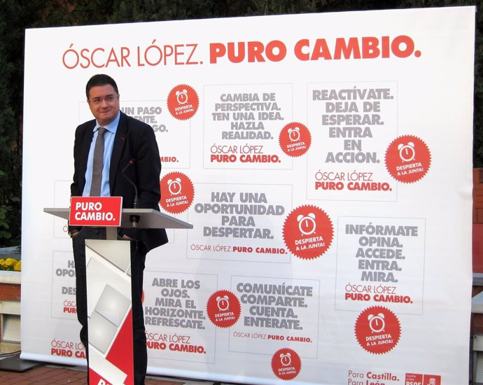 El Secretario Del PSOE De Castilla Y León, Óscar López