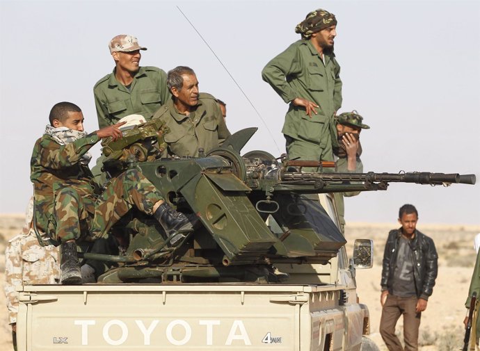 Soldados Libios Leales A Muamar Gadafi