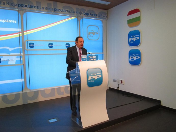 Pedro Sanz, Presidente Del PP De La Rioja