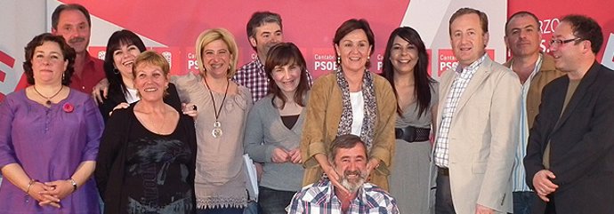 Gorostiaga presenta a los candidatos socialistas en los Valles Pasiegos
