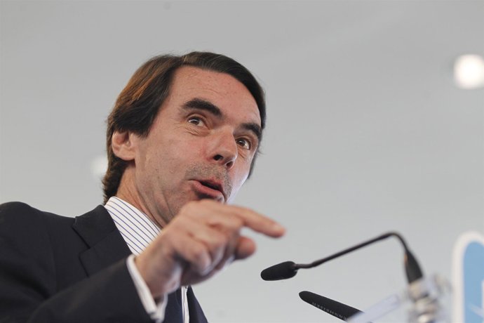 Primer plano de José María Aznar