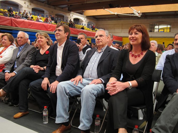 Antich, Guerra Y Armengol En El Mitin.