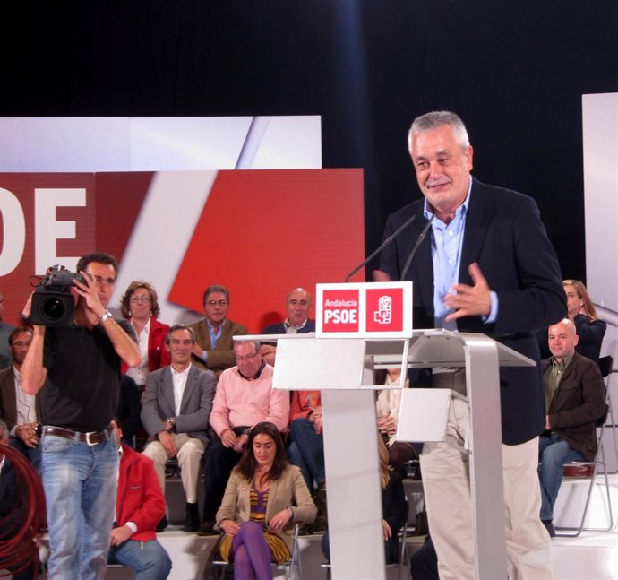 Griñán Durante Su Intervención En El Acto De Sevilla