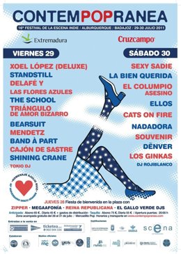 Avance Del Cartel Del Festival Contempopránea