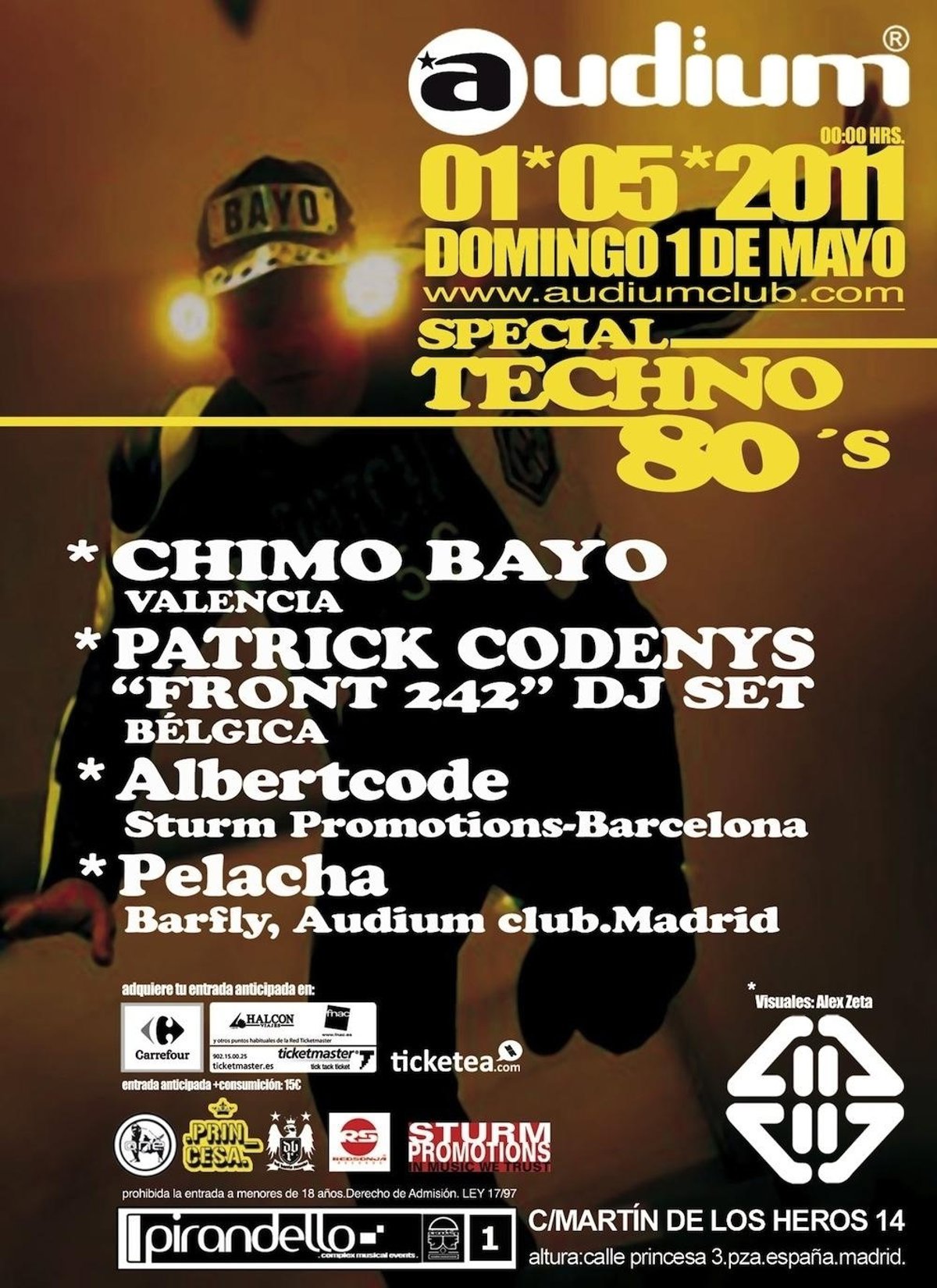 Chimo Bayo vuelve a pinchar hoy en Madrid en una fiesta especial