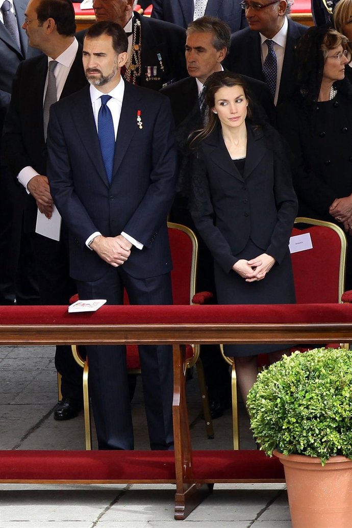 Vaticano , Letizia Y Príncipe Felipe