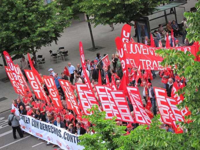 Manifestación Sindicatos 1 De Mayo