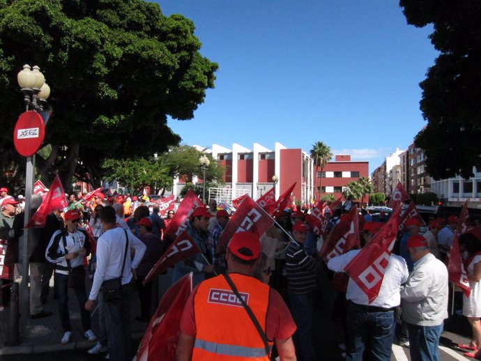 Manifestación Del 1º De Mayo En Las Palmas De Gran Canaria