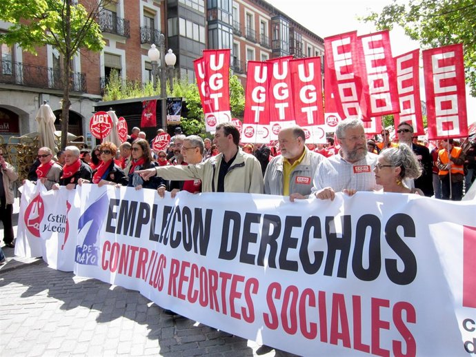Manifestación Con Motivo Del 1 De Mayo