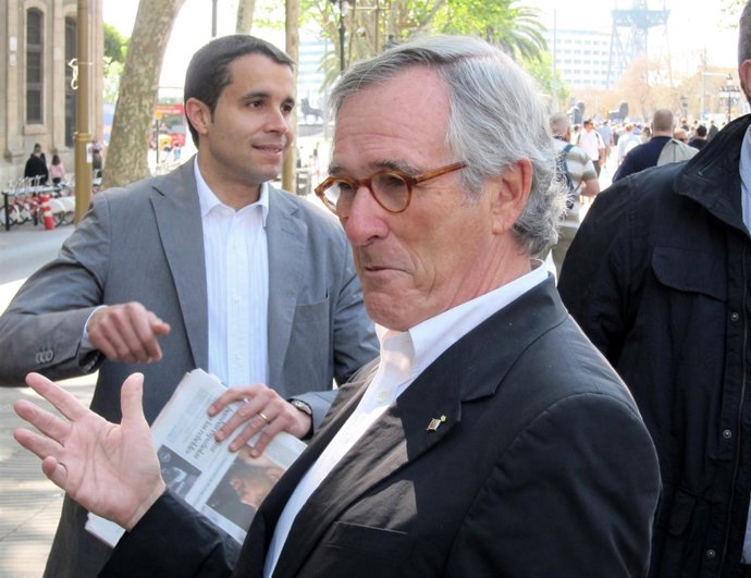 Xavier Trias, En La Rambla